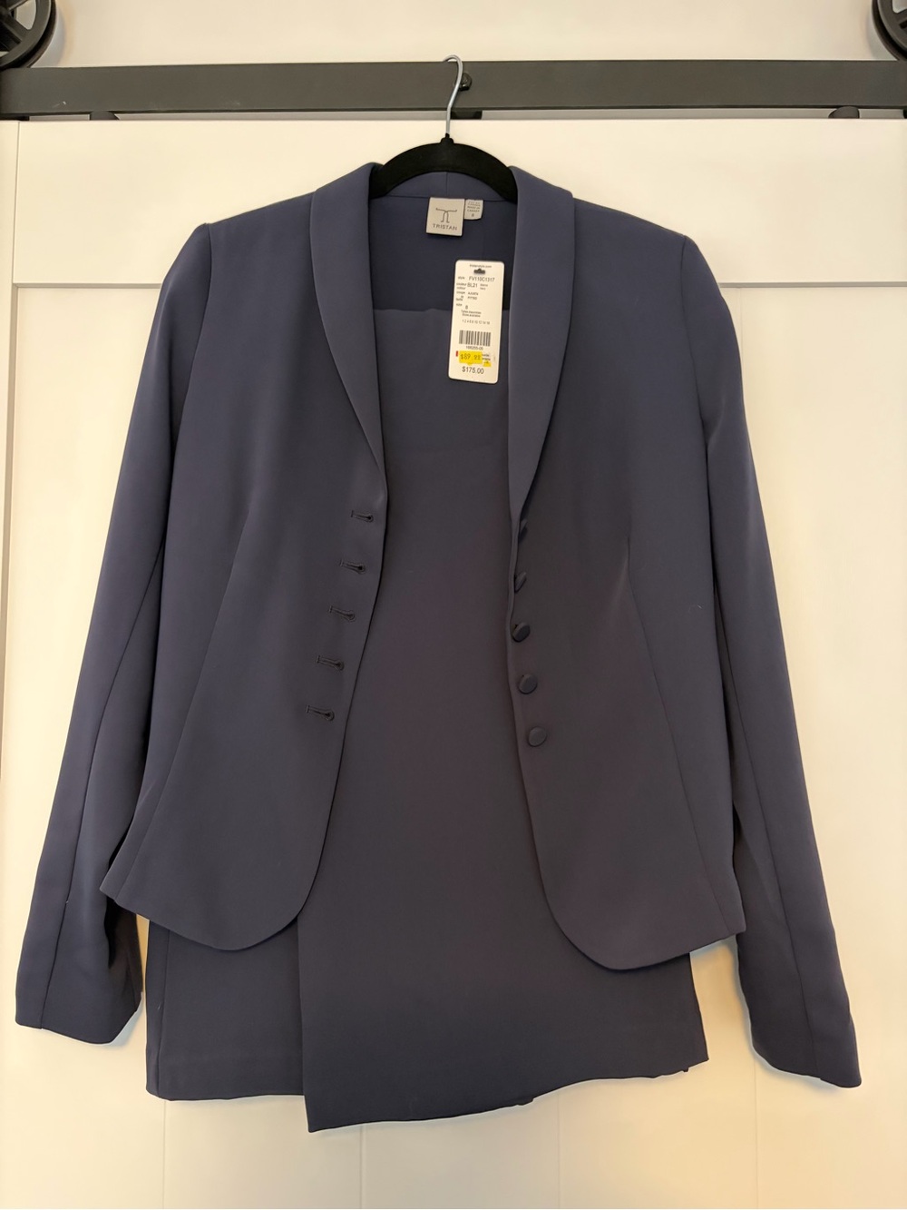 Tristan Women's Navy Blue Suit, blazer & pant